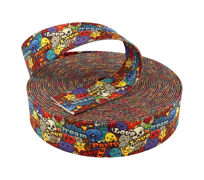 Taśma Nośna z Nadrukiem Sublimacyjnym DREAM PARTY 40mm