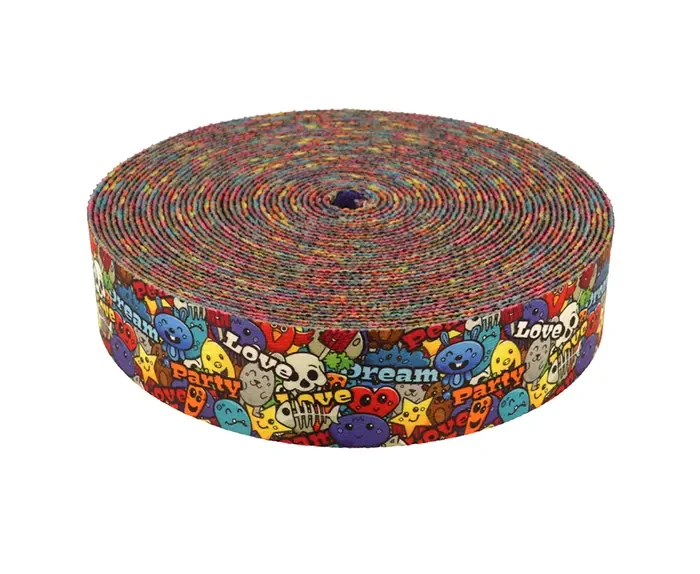 Taśma Nośna z Nadrukiem Sublimacyjnym DREAM PARTY 40mm