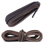 Sznurówki Skórzane Rzemyk 120cm Brązowe