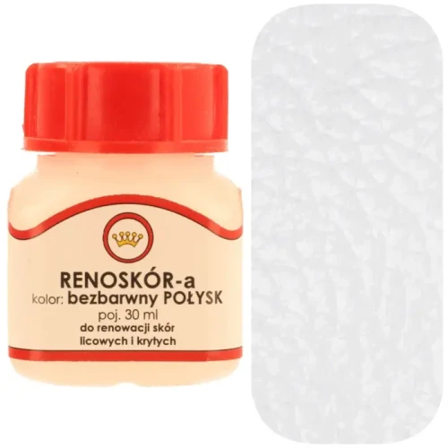 Lakier Wykończeniow do Skór FARBA Bezbarwny POŁYSK