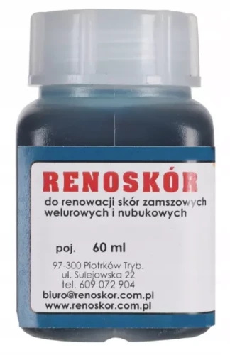 Farba do Zamszu Nubuku Weluru 16 KOLORÓW Renoskór