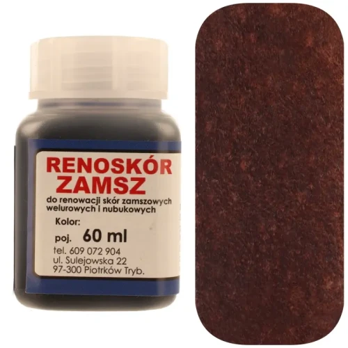Farba do Zamszu Nubuku Weluru 16 KOLORÓW Renoskór