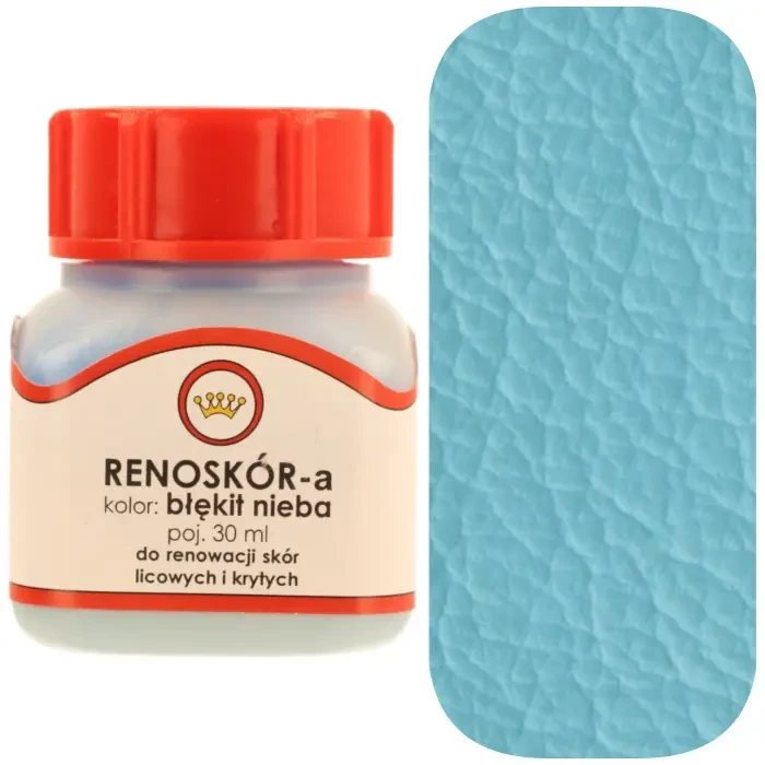 Farba do skóry licowej Renoskór WILBRA 30 ml elastyczna, półmat, odporna na wodę i zginanie