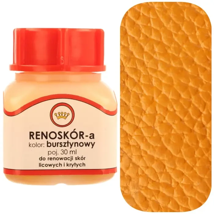 Farba do skóry licowej Renoskór WILBRA 30 ml elastyczna, półmat, odporna na wodę i zginanie