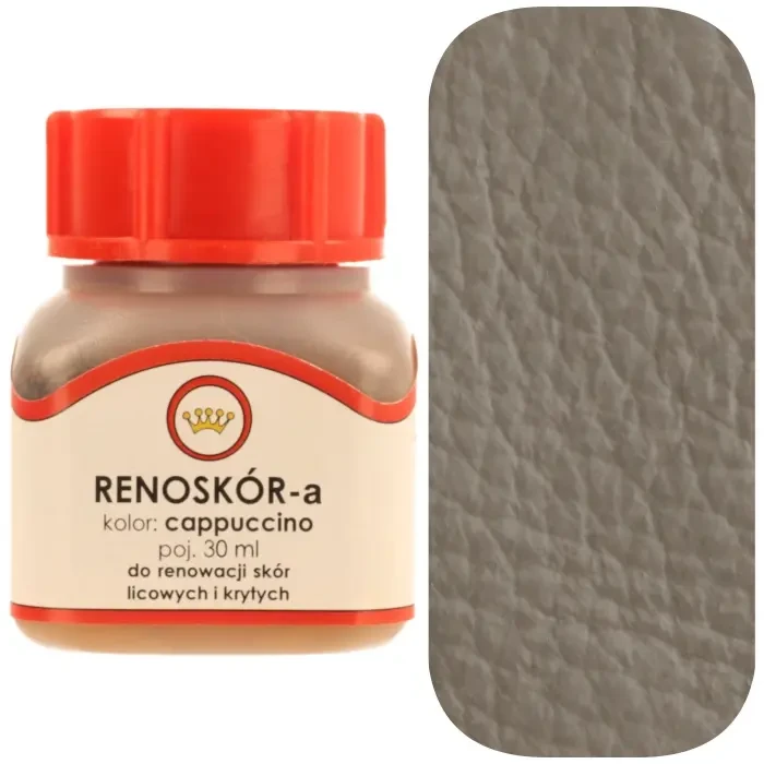 Farba do skóry licowej Renoskór WILBRA 30 ml elastyczna, półmat, odporna na wodę i zginanie