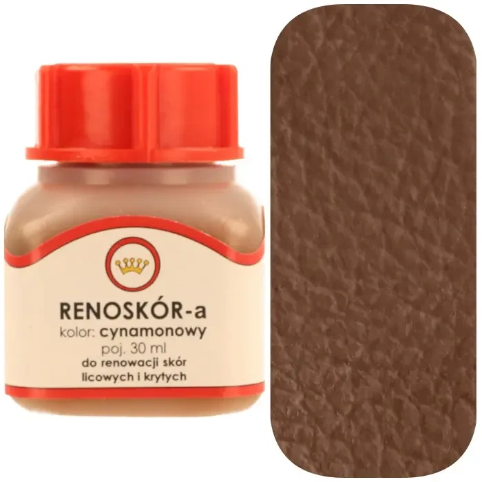 Farba do skóry licowej Renoskór WILBRA 30 ml elastyczna, półmat, odporna na wodę i zginanie