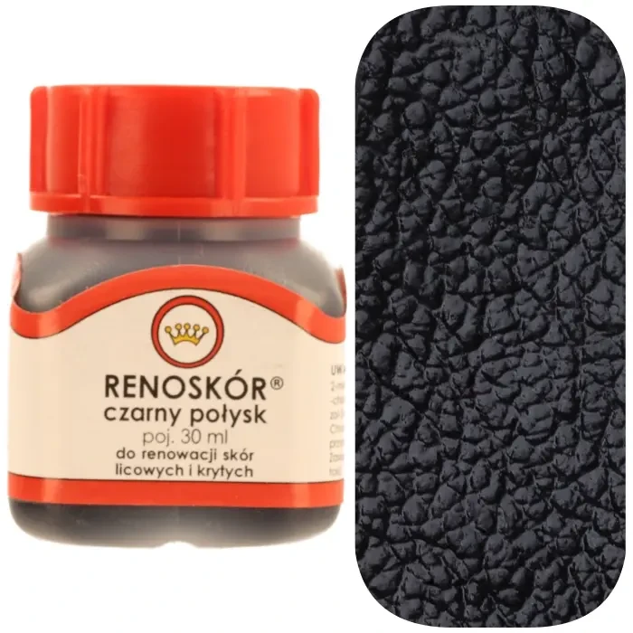 Farba do skóry licowej Renoskór WILBRA 30 ml elastyczna, półmat, odporna na wodę i zginanie