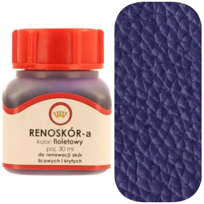 Farba do skóry licowej Renoskór WILBRA 30 ml elastyczna, półmat, odporna na wodę i zginanie