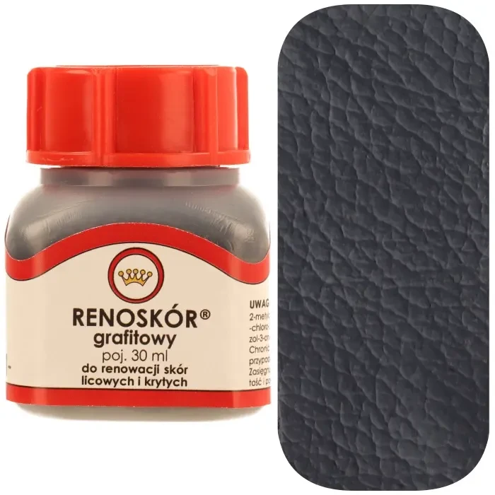 Farba do skóry licowej Renoskór WILBRA 30 ml elastyczna, półmat, odporna na wodę i zginanie