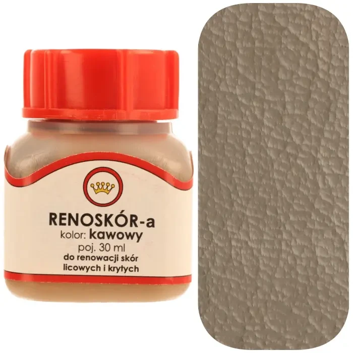 Farba do skóry licowej Renoskór WILBRA 30 ml elastyczna, półmat, odporna na wodę i zginanie