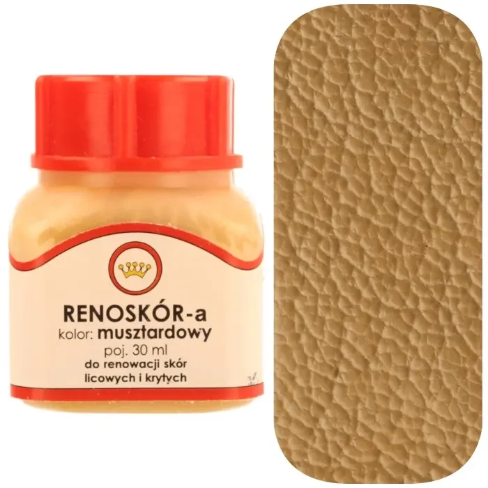 Farba do skóry licowej Renoskór WILBRA 30 ml elastyczna, półmat, odporna na wodę i zginanie