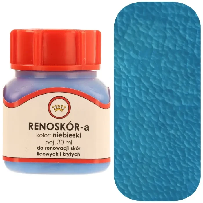 Farba do skóry licowej Renoskór WILBRA 30 ml elastyczna, półmat, odporna na wodę i zginanie