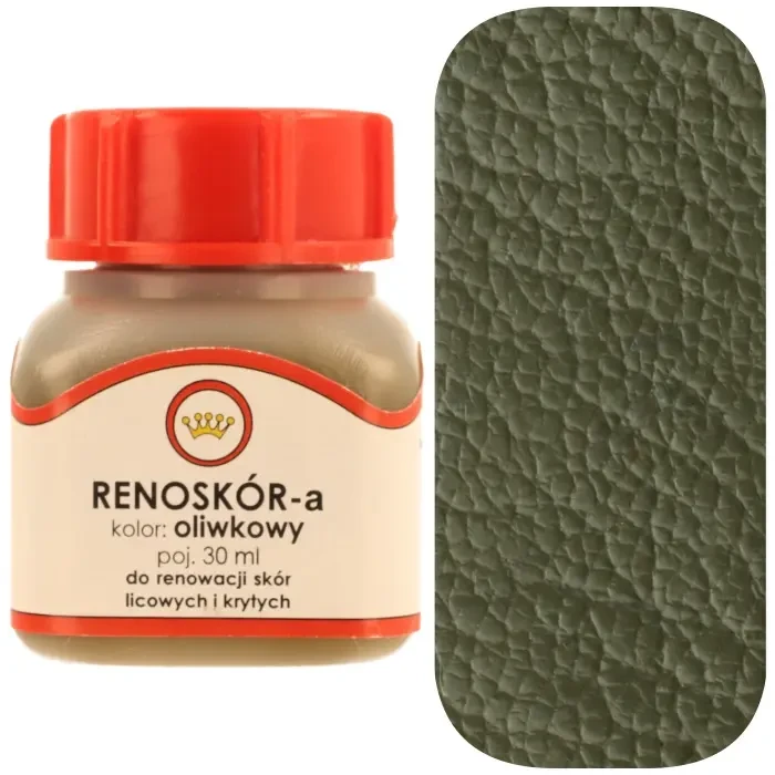 Farba do skóry licowej Renoskór WILBRA 30 ml elastyczna, półmat, odporna na wodę i zginanie