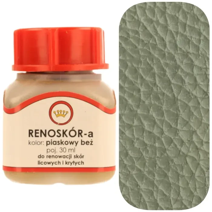 Farba do skóry licowej Renoskór WILBRA 30 ml elastyczna, półmat, odporna na wodę i zginanie