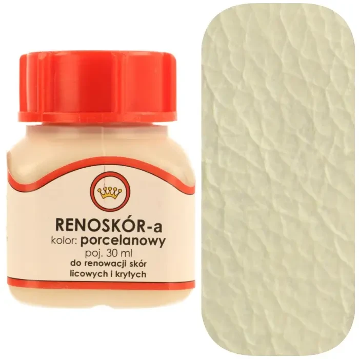 Farba do skóry licowej Renoskór WILBRA 30 ml elastyczna, półmat, odporna na wodę i zginanie