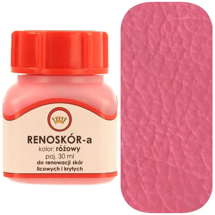 Farba do skóry licowej Renoskór WILBRA 30 ml elastyczna, półmat, odporna na wodę i zginanie