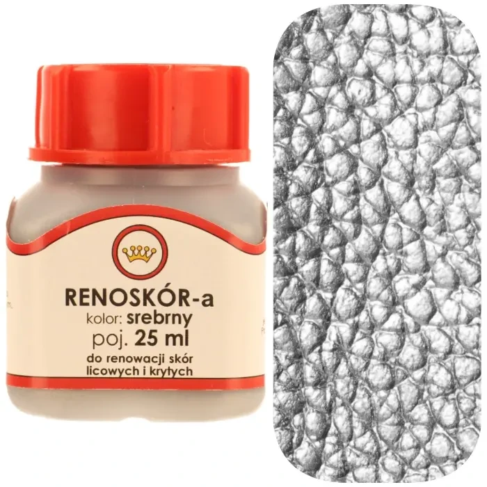 Farba do skóry licowej Renoskór WILBRA 30 ml elastyczna, półmat, odporna na wodę i zginanie