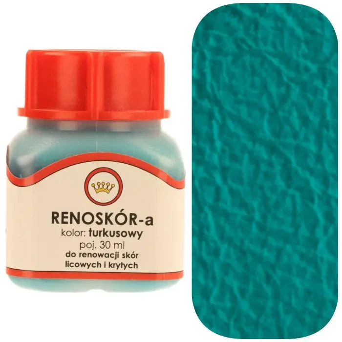 Farba do skóry licowej Renoskór WILBRA 30 ml elastyczna, półmat, odporna na wodę i zginanie