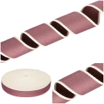 Taśma Nośna 38mm Bawełniana Poliester 5mb Ciemny Wrzos