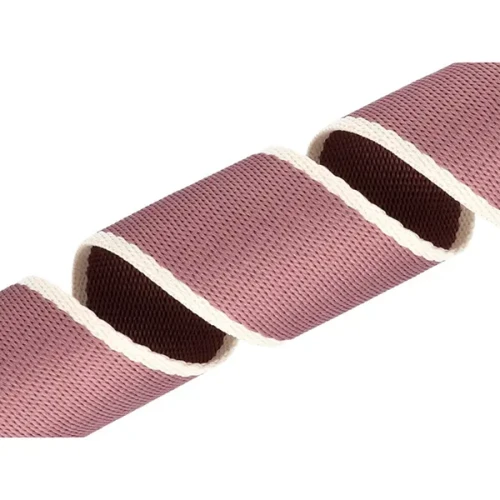 Taśma Nośna 38mm Bawełniana Poliester 5mb Ciemny Wrzos