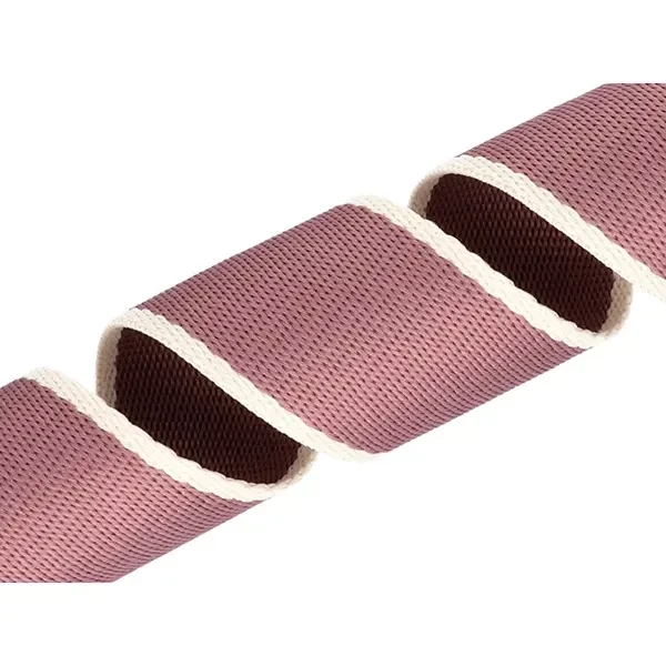 Taśma Nośna 38mm Bawełniana Poliester 5mb Ciemny Wrzos