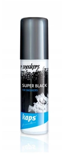 Renowacja czarnych tenisówek trampek Super Black