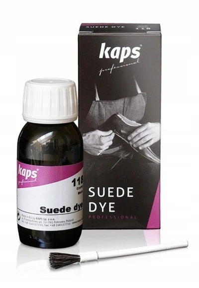 Farba do Zamszu Nubuku Weluru Kaps Suede Dye 12 kolorów