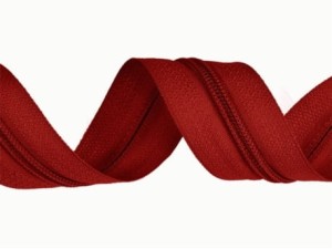 Taśma suwakowa 8 Zamek 5m+5s - czerwień 