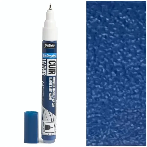 Pisak z farbą do Skóry i EkoSkóry Marker Pebeo GRANAT