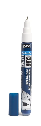 Pisak z farbą do Skóry i EkoSkóry Marker Pebeo GRANAT