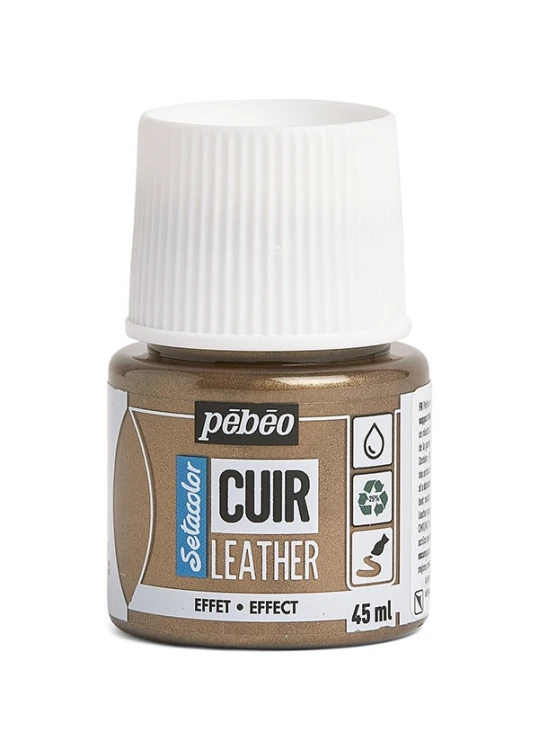 Farba Akrylowa 45ml Skóra EkoSkóra Pebeo BRONZE Metaliczny Customizacja