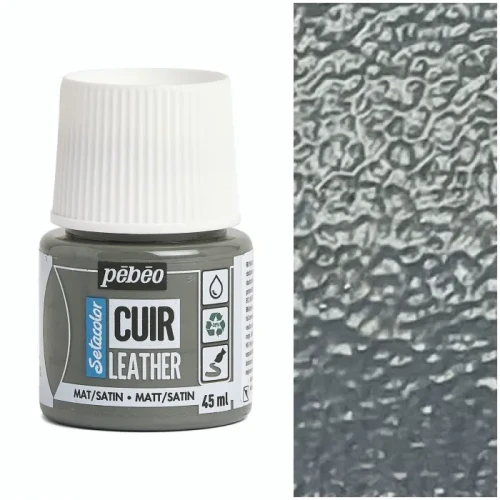 Farba Akrylowa 45ml Skóra EkoSkóra Pebeo SZARY BETON Customizacja