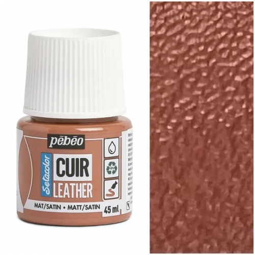 Farba Akrylowa 45ml Skóra EkoSkóra Pebeo TERRACOTTA Customizacja