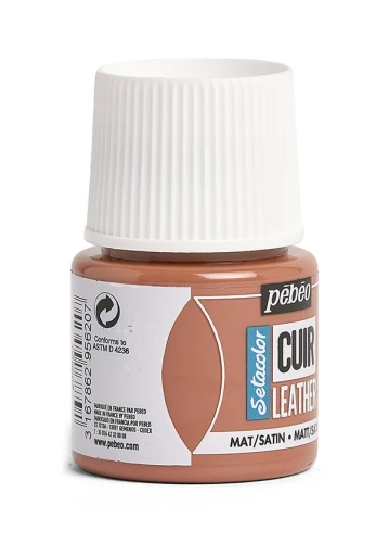 Farba Akrylowa 45ml Skóra EkoSkóra Pebeo TERRACOTTA Customizacja