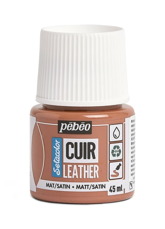 Farba Akrylowa 45ml Skóra EkoSkóra Pebeo TERRACOTTA Customizacja