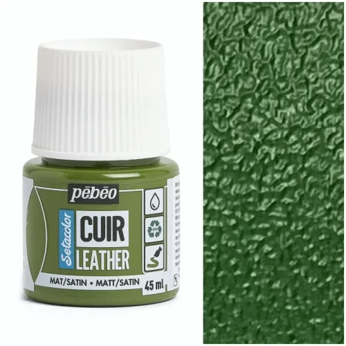 Farba Akrylowa 45ml Skóra EkoSkóra Pebeo KHAKI Customizacja