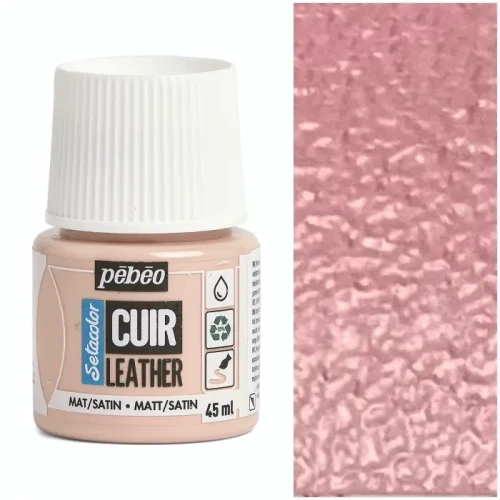 Farba Akrylowa 45ml Skóra EkoSkóra Pebeo RÓŻ SAKURA Customizacja