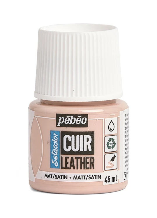 Farba Akrylowa 45ml Skóra EkoSkóra Pebeo RÓŻ SAKURA Customizacja