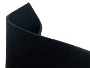 Tkanina Pianka Neopren 2,5mm Czarna 50x120cm