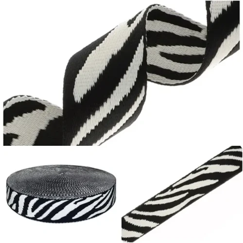 Taśma Nośna 38mm Bawełniana Poliester 5mb ZEBRA