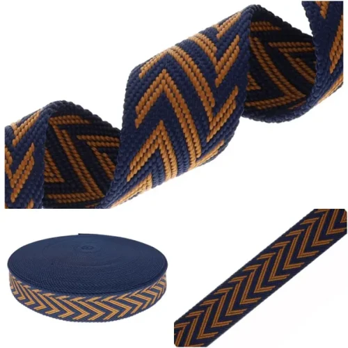 Taśma Nośna 38mm Bawełniana Poliester 5mb JODEŁKA Granat