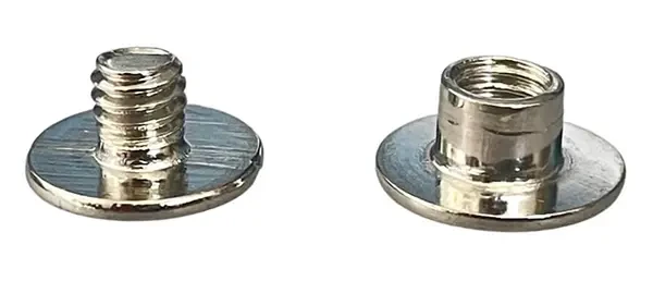 Nity skręcane Śrubka 3,5mm Srebrny 5szt Nity Introligatorskie