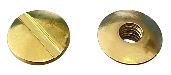 Nity skręcane Śrubka 3,5mm Złoty 5szt Nity Introligatorskie