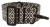 PASEK do Torebki 40mm BLACK ROMB regulowany Zepnij CZARNY MAT