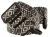 PASEK do Torebki 40mm BLACK ROMB regulowany Zepnij CZARNY MAT