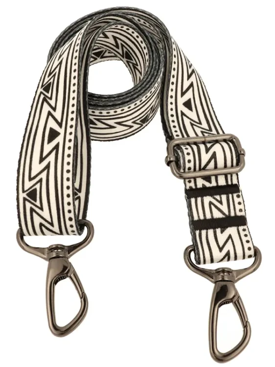 Pasek do Torebki 3 cm x 140 cm ZYGZAG regulacja ZEPNIJ pasek na ramię