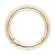Szekla 25mm / 4mm Kółko Otwierane 5szt ZŁOTO O-Ring karabińczyk
