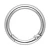 Szekla 25mm / 4mm Kółko Otwierane 5szt SREBRNE O-Ring karabińczyk