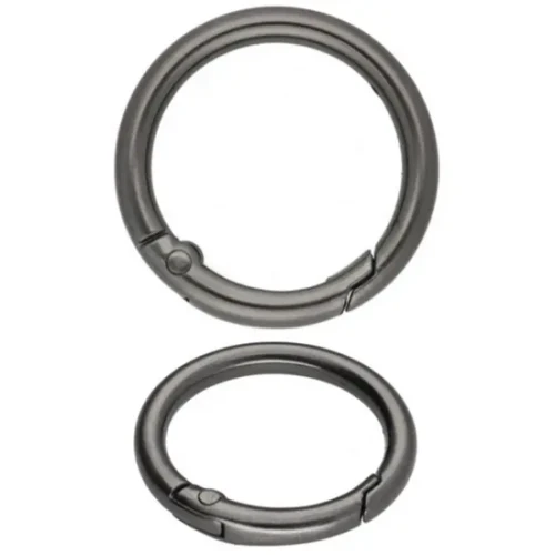 Szekla 25mm / 4mm Kółko Otwierane 5szt C.NIKIEL O-Ring karabińczyk