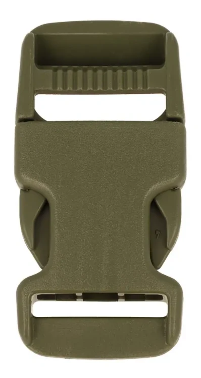 Klamra plastikowa 25mm ARMY GREEN Duraflex 5szt